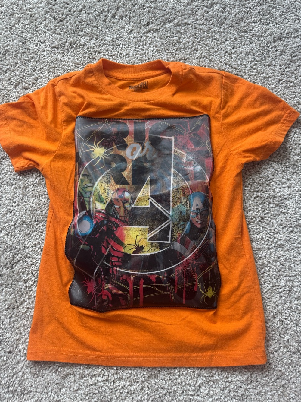 boys Marvel Avengers Halloween shirt - XS
